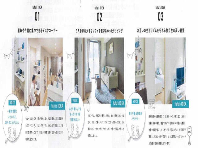 二人暮らしのアイデア１　2　3